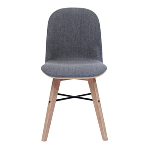 Moe's Home Napoli Dining Chair in Grey (34' x 17' x 21') - YC-1007-15