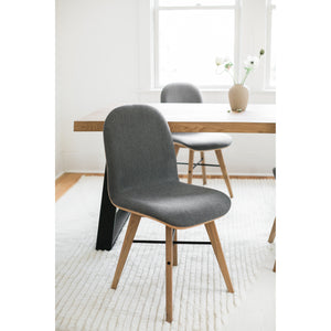 Moe's Home Napoli Dining Chair in Grey (34' x 17' x 21') - YC-1007-15