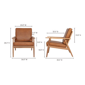 Moe's Home Harper Chair in Tan (28.5' x 26' x 30.5') - YC-1017-40