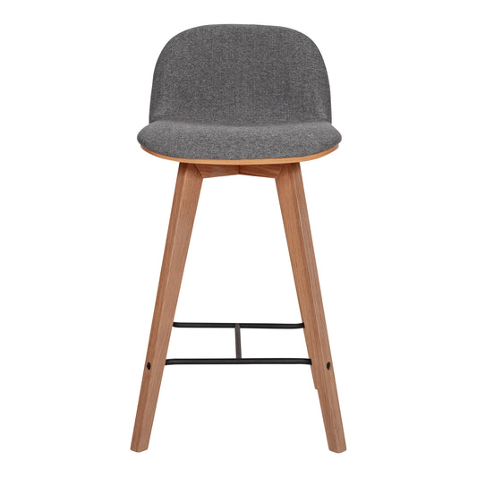 Moe's Home Napoli Counter Stool in Grey (33.5" x 16" x 18") - YC-1019-15