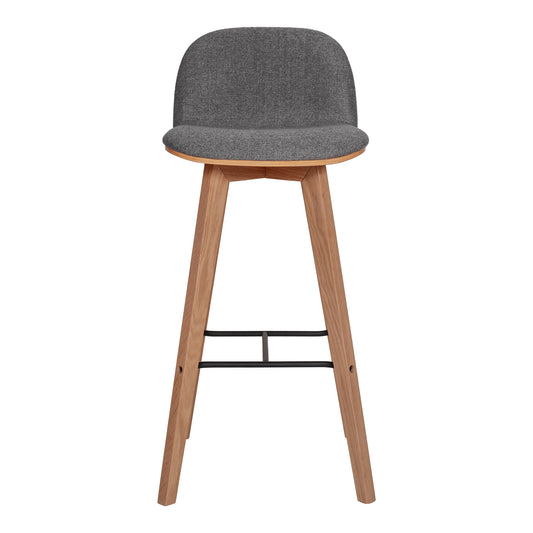 Moe's Home Napoli Bar Stool in Grey (37.5" x 16" x 18") - YC-1021-15