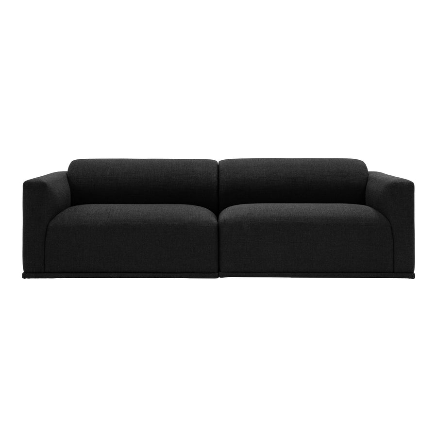 Moe's Home Malou Sofa in Anthracite Black (28.75' x 96.05' x 37') - YC-1039-02