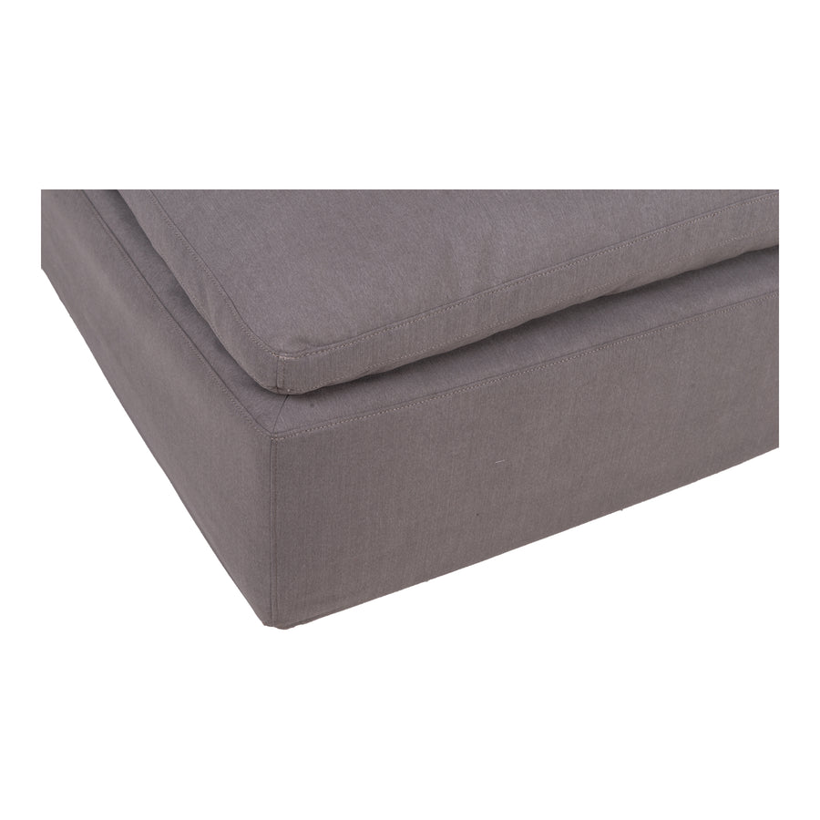 Moe's Home Clay Sectional in Light Grey (19.5' x 44.5' x 44.5') - YJ-1002-29