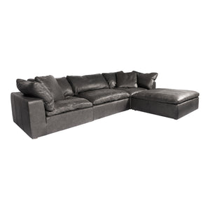 Moe's Home Clay Sectional in Black (32.5' x 133.5' x 89') - YJ-1008-02