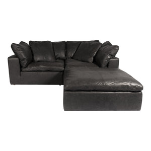 Moe's Home Clay Sectional in Black (32.5' x 89' x 89') - YJ-1009-02