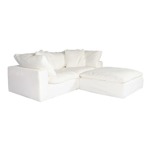 Moe's Home Clay Sectional in White (32.5' x 89' x 89') - YJ-1009-05