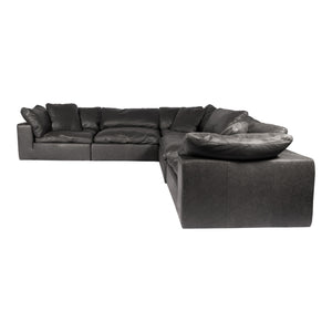 Moe's Home Clay Sectional in Black (32.5' x 133.5' x 133.5') - YJ-1010-02