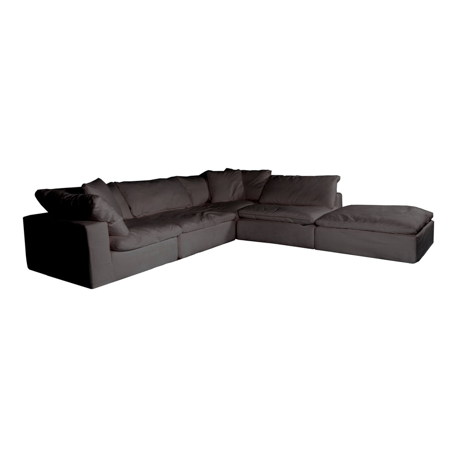 Moe's Home Clay Sectional in Light Grey (32.5' x 133.5' x 133.5') - YJ-1011-29