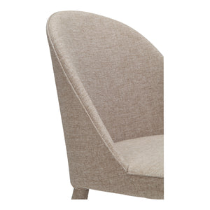 Moe's Home Burton Dining Chair in Beige (33' x 19' x 22') - YM-1001-26