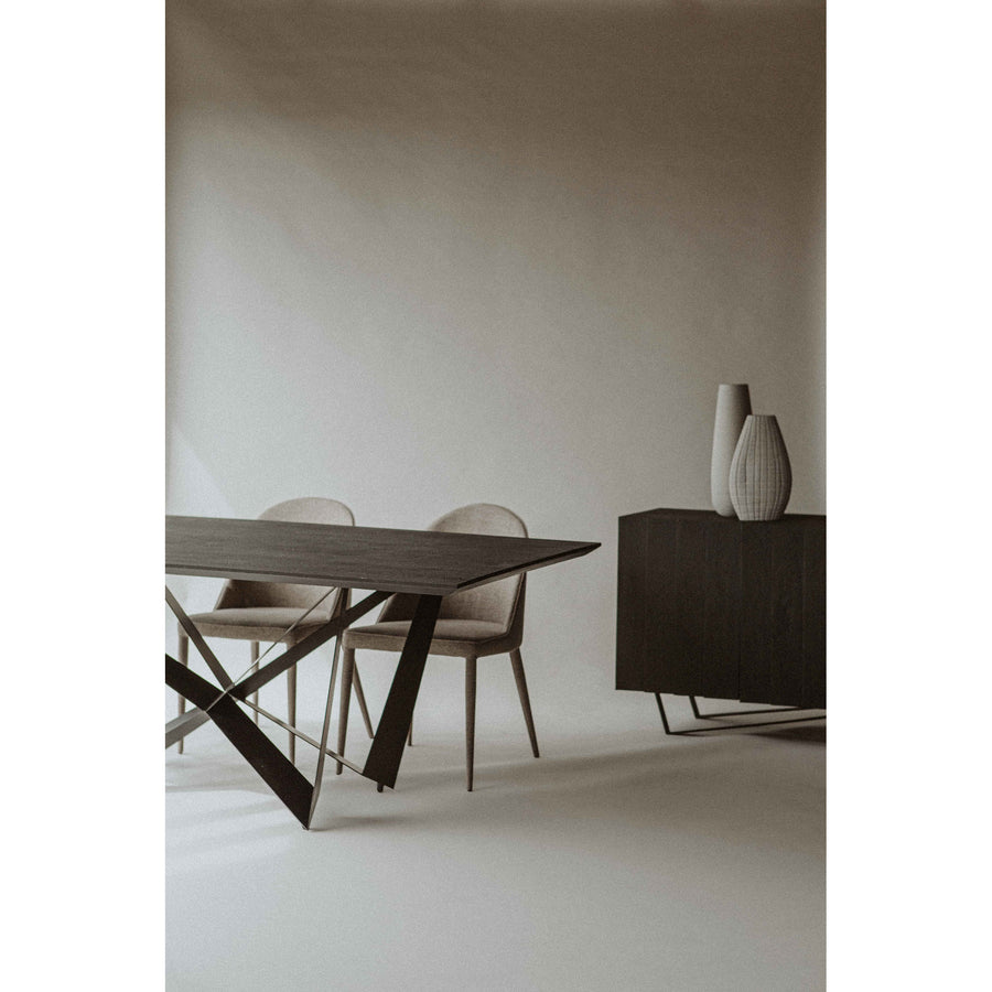 Moe's Home Burton Dining Chair in Beige (33' x 19' x 22') - YM-1001-26