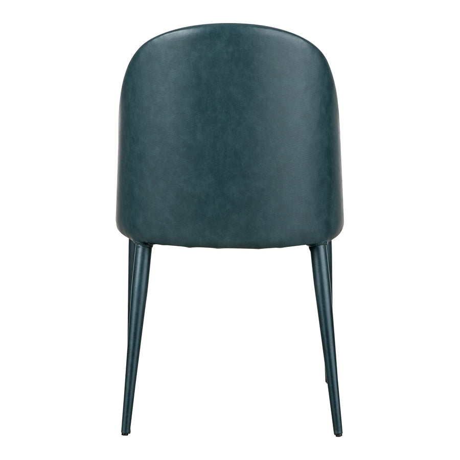 Moe's Home Burton Dining Chair in Dark Teal (32.5' x 18.5' x 22.5') - YM-1002-36