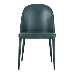 Moe's Home Burton Dining Chair in Dark Teal (32.5' x 18.5' x 22.5') - YM-1002-36
