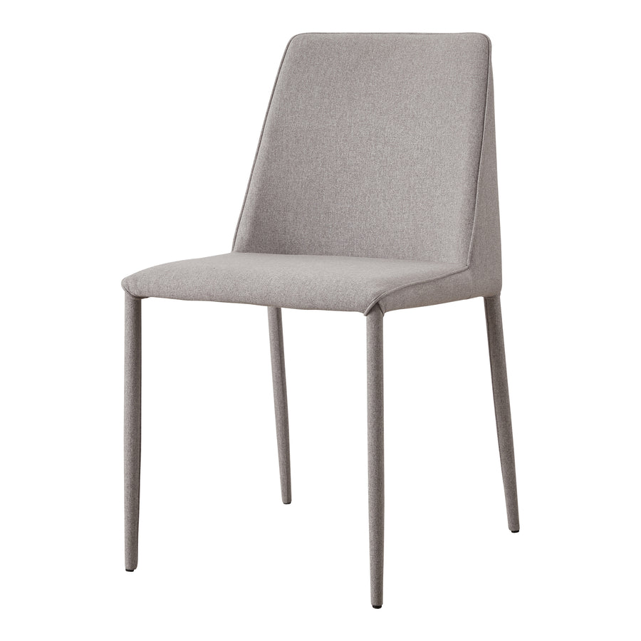 Moe's Home Nora Dining Chair in Light Grey (33.5' x 17.75' x 22') - YM-1003-15