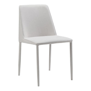 Moe's Home Nora Dining Chair in White (32' x 17.75' x 22') - YM-1003-29