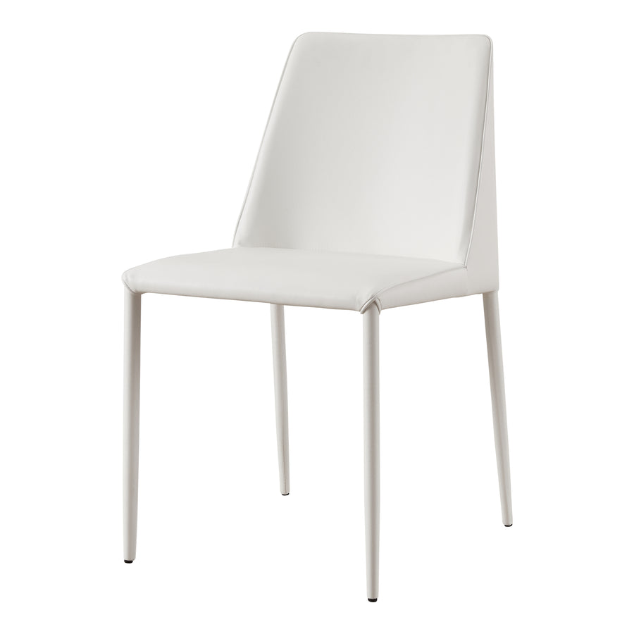 Moe's Home Nora Dining Chair in White (32' x 17.75' x 22') - YM-1004-18