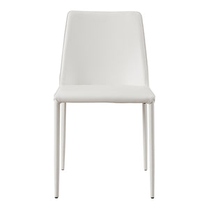 Moe's Home Nora Dining Chair in White (32' x 17.75' x 22') - YM-1004-18