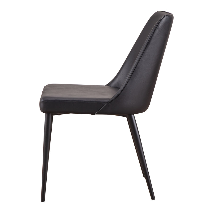 Moe's Home Lula Dining Chair in Black (31.9' x 18' x 23.4') - YM-1006-02