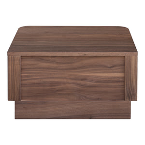 Moe's Home Round Nightstand in Walnut (11' x 20' x 15') - YR-1001-03