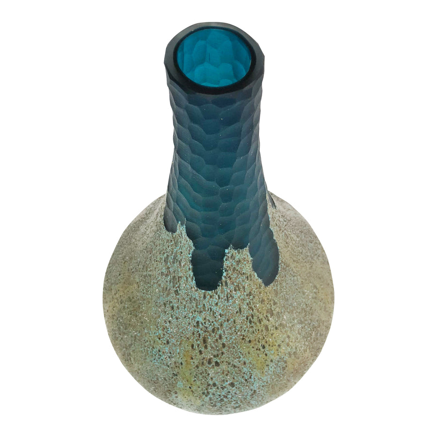 Moe's Home Blossom Vase in Blue (18' x 9' x 8.5') - YU-1019-28