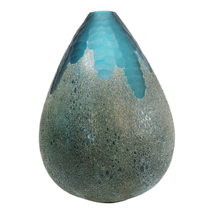 Moe's Home Droplette Vase in Blue (16.5' x 12.5' x 12.5') - YU-1020-28
