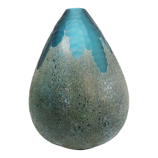 Moe's Home Droplette Vase in Blue (16.5" x 12.5" x 12.5") - YU-1020-28
