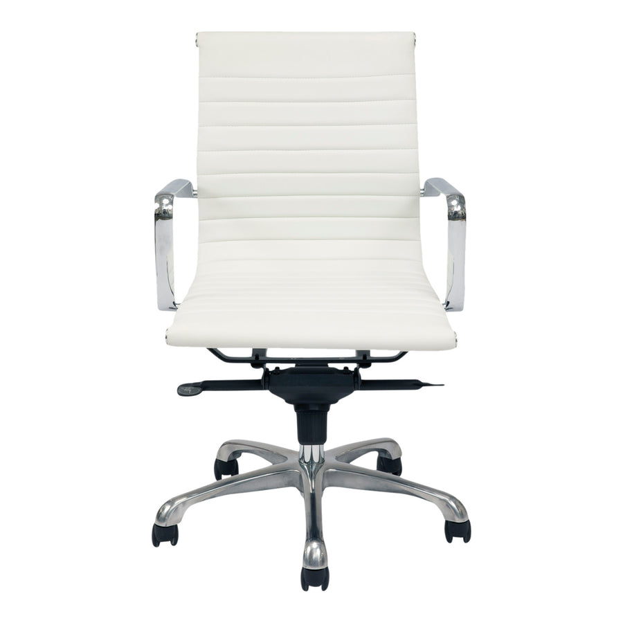 Moe's Home Studio Office Chair in White (39' x 22' x 25') - ZM-1002-18