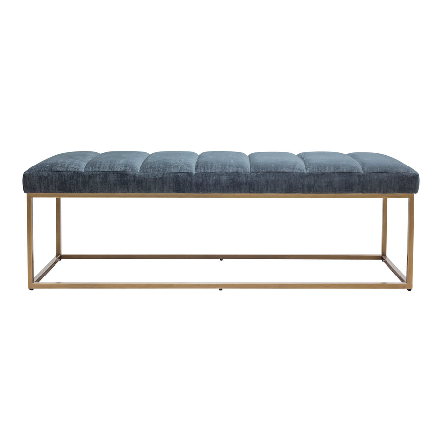 Moe's Home Katie Bench in Blue (19.5' x 59' x 20') - ZT-1026-15