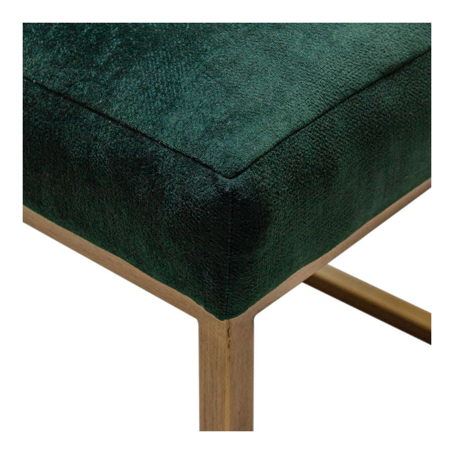 Moe's Home Katie Bench in Dark Green (19.5' x 59' x 20') - ZT-1026-27