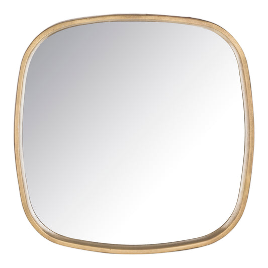 Moe's Home Simone Mirror in Gold (27.5" x 27.5" x 2") - ZY-1001-01