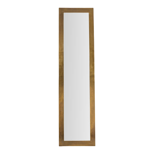 Moe's Home Cate Mirror in Antique Brass (86.5" x 23" x 1") - ZY-1009-01