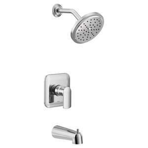 Rizon 6.75' 1.75 gpm 1 Handle Tub & Shower Faucet in Chrome