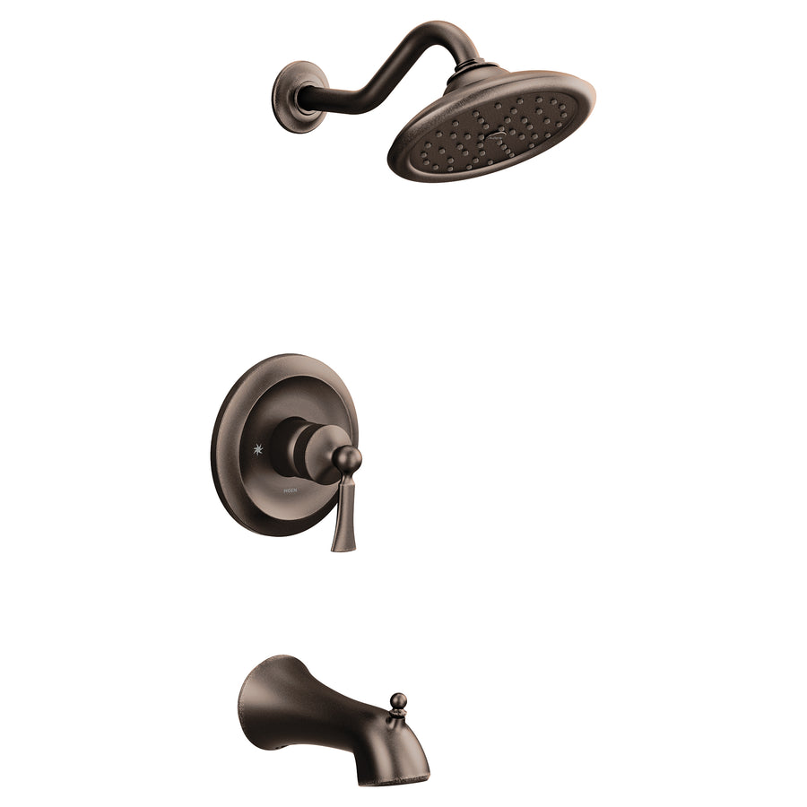 Wynford 7.13' 2.5 gpm 1 Handle 3-Series Tub & Shower Faucet in Oil Rubbed Bronze