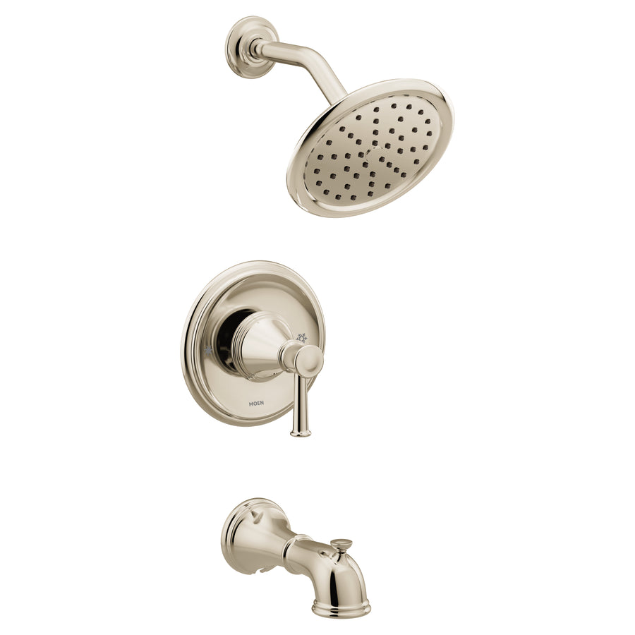 Belfield 6.81' 1.75 gpm 1 Handle Tub & Shower Faucet Trim in Polished Nickel
