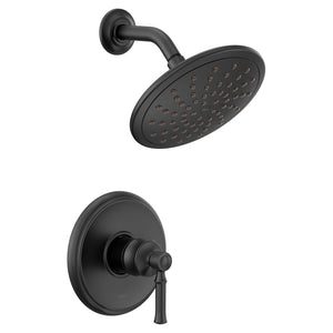 Dartmoor 7' 1.75 gpm 1 Handle Full Rain Shower Shower Only Faucet in Matte Black