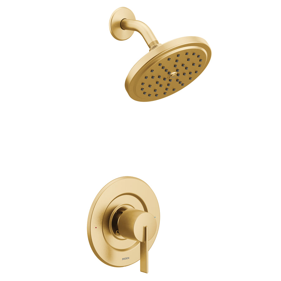 Cia 7' 1.75 gpm 1 Handle Shower only Trim in Brushed Gold