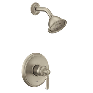 Dartmoor 4' 1.75 gpm 1 Handle Full Spray Shower Only Faucet in Brushed Nickel
