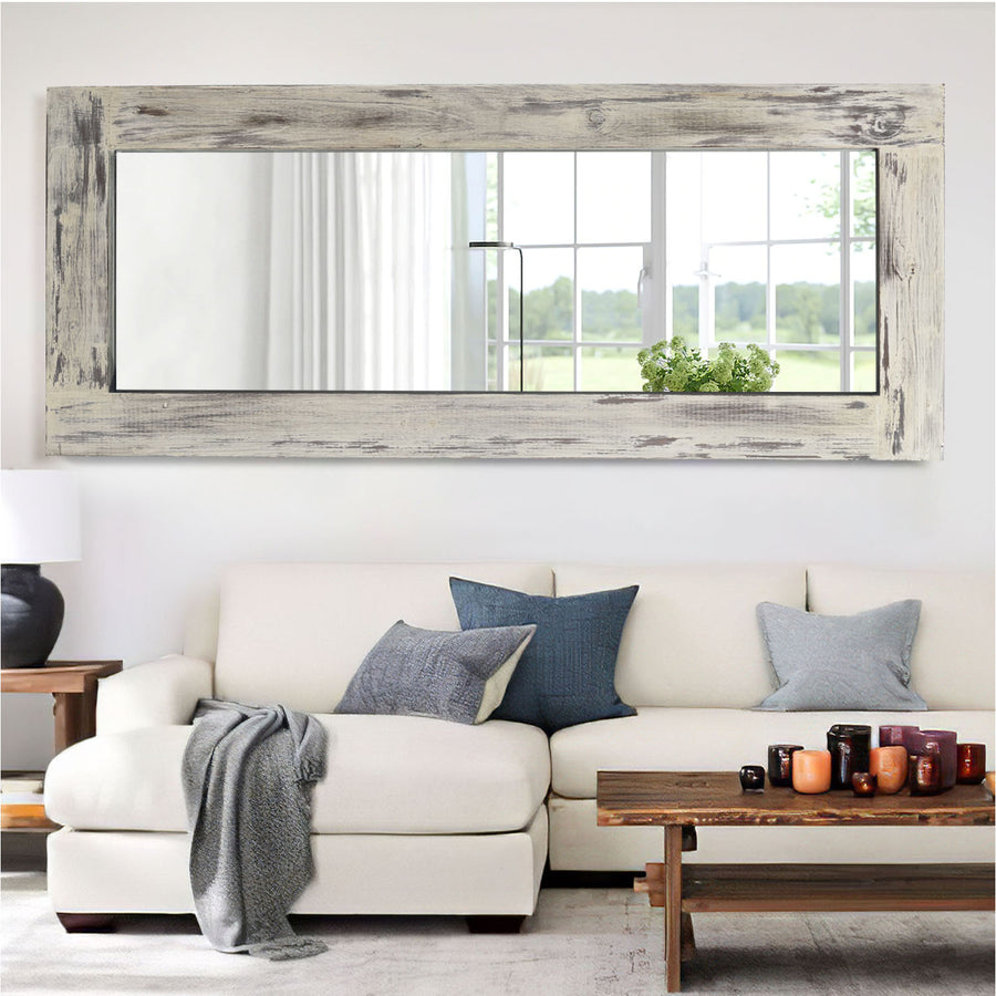 57-in H x 24-in W Wood Framed Full Length Mirror