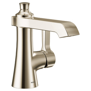 Flara 7.38' 1.2 gpm 1 Handle One or Three Hole Bathroom Faucet in Polished Nickel