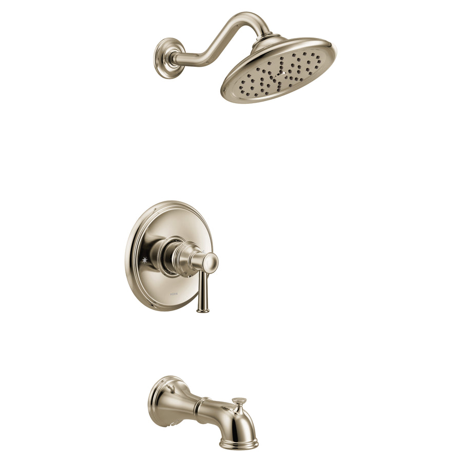 Belfield 7.13' 1.75 gpm 1 Handle Tub & Shower Faucet in Polished Nickel