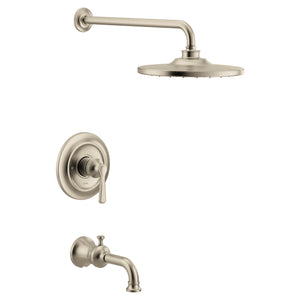 Colinet 7' 2.5 gpm 1 Handle Tub & Shower Faucet in Brushed Nickel