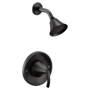 Glyde 4' 2.5 gpm 1 Lever Handle Shower Only Trim in Matte Black