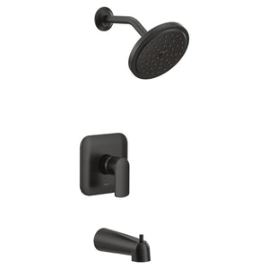 Rizon 6.75' 1.75 gpm 1 Handle Tub & Shower Faucet in Matte Black