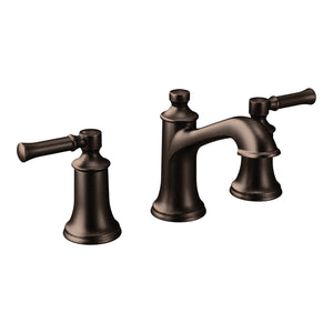 Dartmoor 5.13' 1.2 gpm 2 Lever Handle Three Hole Deck Mount Bathroom Faucet Trim in Oil Rubbed Bronze