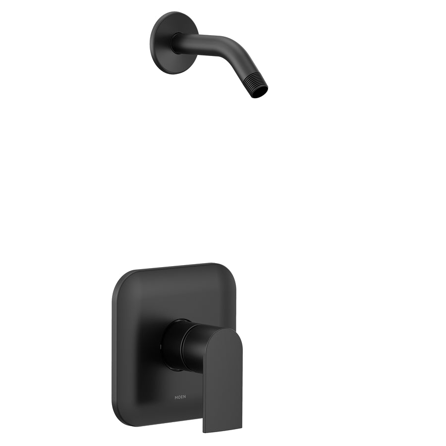 Genta LX 6.25' 1 Handle Shower Only Faucet without Showerhead in Matte Black