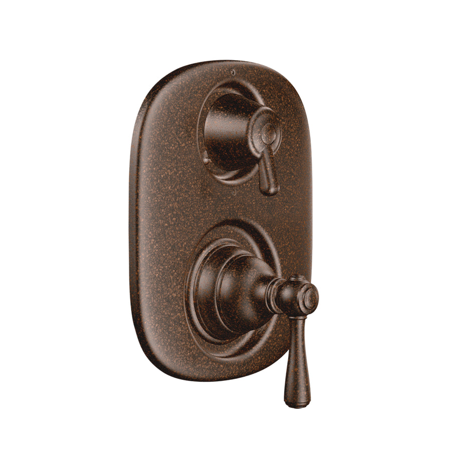 Kingsley 2 Lever Handle Faucet Trim in Oil Rubbed Bronze