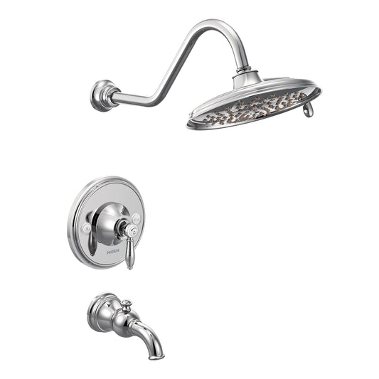 Weymouth 7" 1.75 gpm 1 Handle Eco-Performance Tub & Shower Faucet Trim in Chrome