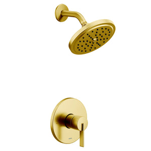 Cia 6.5' 1.75 gpm 1 Handle Shower Only Faucet in Brushed Gold