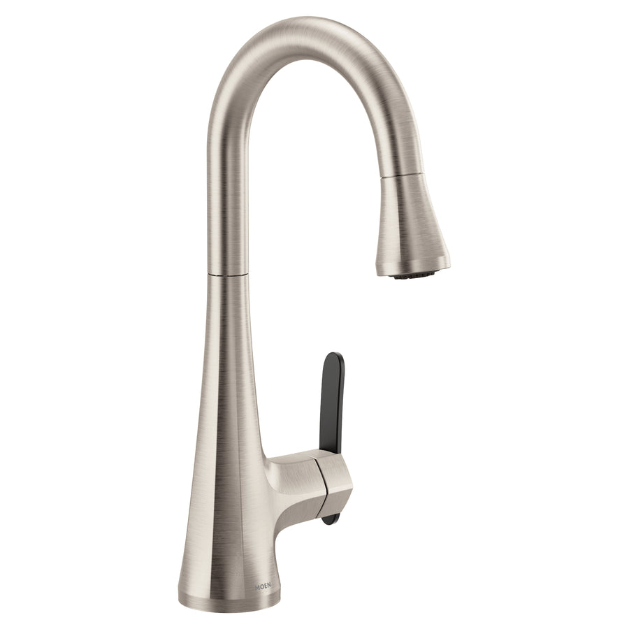 Sinema 15' 1.5 gpm 1 Lever Handle One Hole Deck Mount Bar Faucet in Spot Resist Stainless
