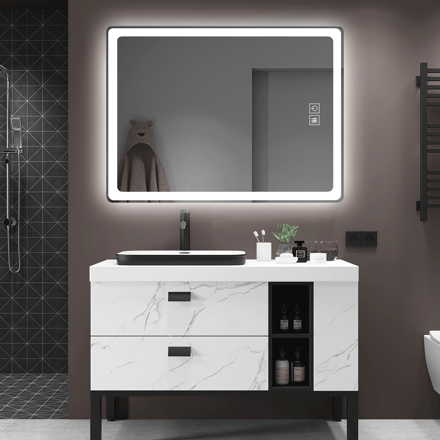 40-in H x 32-in W LED Bathroom Mirror