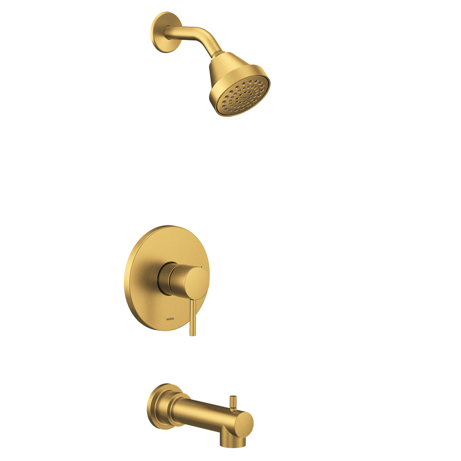 Align 6.5' 1.75 gpm 1 Handle Tub & Shower Faucet in Brushed Gold